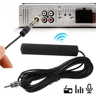 Antenne de voiture amplifiée discrète DC 5-12V 85-860Mhz, amplificateur de signal radio électronique AM/FM pour voiture et camion