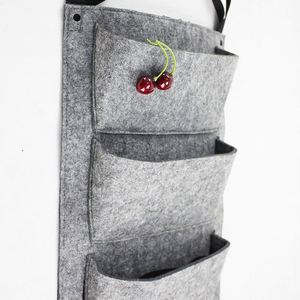 Sacs de culture en feutre écologiques personnalisés, sac à plantes vertical suspendu à 3 poches pour balcon et jardin domestique - Product Image 1