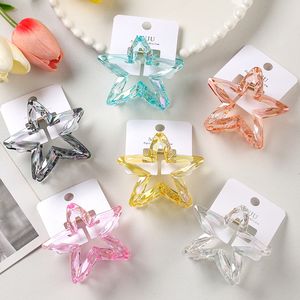 لون حلوى كريستالي 7-مقطع نصف مربوط بخمس نجوم تصميم بلاستيك للفتيات والنساء - Product Image 1