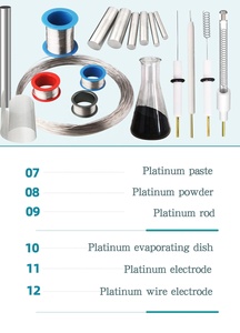 แผ่นแพลตตินั<span class=keywords><strong>ม</strong></span> PT Sheet ความบริสุทธิ์สูง 99.95% สำหรับอุปกรณ์ห้องปฏิบัติการ สำหรับการผลิตกรดนิตริกในอุตสาหกรรม การรีฟอร์มปิโตรเลียม - Product Image 5