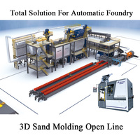 Machine de fonderie automatique de fonte ferreuse Quanzhou pour la production en ligne ouverte de blocs de moteur de voiture et de tambours de frein par moulage au sable