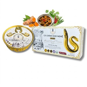 Filete de Anguila Vietnamita Artesanal con Cúrcuma en Lata de 500g, Listo para Comer, Pescado Enlatado, Sabor Tradicional, Exportación al por Mayor - Product Image 1