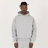 Sweat-shirt à capuche ample et épais, personnalisé avec logo brodé, unisexe, couleur unie, streetwear pour hommes
