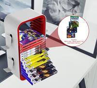 Support de Rangement pour Accessoires de Jeu CD PS5/PS4/Nintendo Switch, Boîtier et Support de Cartes de Console