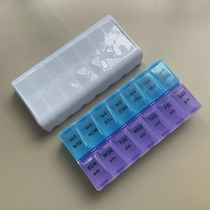 Portapillole Settimanale Organizzatore Due Volte al Giorno 7 Giorni AMPM Custodia Organizzatrice per Medicinali - Product Image 4