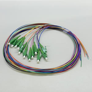 Precio de fabricante: Pigtail de fibra óptica monomodo LC APC de 12 hilos y 12 colores, 1.5m, con certificación RoHS CE para panel de conexiones ODF - Product Image 3