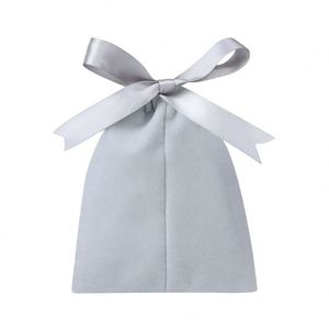 Sac en velours personnalisé avec logo, pochette à cordon pour bague, collier, boucles d'oreilles, bracelet, emballage de bijoux, sac cadeau, vente en gros - Product Image 3
