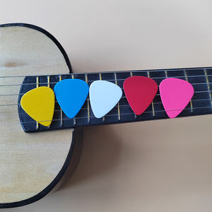 Plectres de guitare vierges de 0,71 mm, solides, de couleur rouge, jaune, bleu, rose, plectre médiateur <span class=keywords><strong>Reeder</strong></span>, livraison gratuite, 50 pièces par lot - Product Image 5