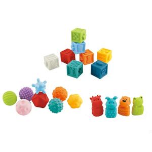 Jouets <span class=keywords><strong>Montessori</strong></span> KSF, balle sensorielle texturée pour bébé, jouets <span class=keywords><strong>de</strong></span> <span class=keywords><strong>bain</strong></span> pour bébé, ensembles <span class=keywords><strong>de</strong></span> blocs <span class=keywords><strong>de</strong></span> construction souples, <span class=keywords><strong>jouet</strong></span> pour bébés et tout-petits - Product Image 1