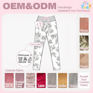 กางเกงเลกกิ้งเด็กผู้หญิงสี<span class=keywords><strong>ขา</strong></span>วพิมพ์ลายดอกกุหลาบสีเทาเอวยางยืดสูงแบบยืดได้ทรงสกินนี่ความยาวเต็มตัวสำหรับเด็กกางเกงสำหรับกิจกรรมกลางแจ้ง - Product Image 2