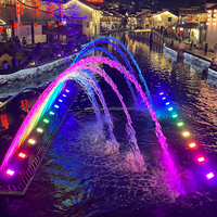 Fuente Flotante para Patio, Pequeña Fuente Dinámica Danzante, Adorno Inteligente para Interiores, Fuente Musical, Fuente de Agua