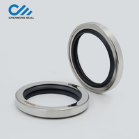 Joint PTFE 50*65*8 pour boîtier en acier inoxydable, à simple ou double lèvre, pièces de rechange pour compresseur d'air à vis, modèle Ceimin