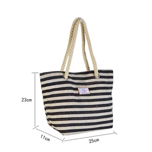 Women Winter Beach <b>Bag</b> with Rope Handles Summer Outdoor Shopping Custom <b>Large</b> Cotton <b>Canvas</b> Tote Handbag - Product Image 3