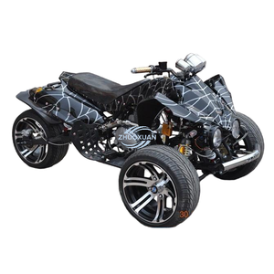 Tricycle de livraison de plage fiable, moto à essence motorisée 150CC, fonction marche arrière, pneus larges arrière et plateau de chargement ouvert - Product Image 1