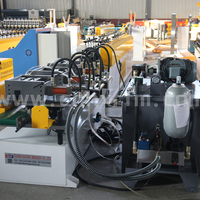 Machine de profilage de barres en T pour plafonds suspendus, machine de fabrication de grilles en T, ligne de production de profilés en acier en T pour plafonds de bâtiments