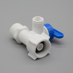 Nhà Máy Ban Đầu 1/2 ''Chủ Đề-1/4' 'Ống Ba Cách Van Nước Thức Ăn Adapter Bóng Van Cho Bộ Lọc Nước - Product Image 3