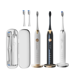 Brosse à dents électrique sonique rechargeable, directement de l'usine, pour usage domestique, blanchiment, nettoyage en profondeur, poils souples, étanche IPX7, autonomie 30 jours - Product Image 1