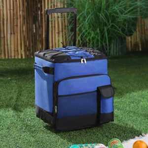 43L <b>Large</b> Capacity Fresh-Keeping Aluminum Foil Outdoor Insulation Picnic Ice Cooler <b>Pack</b> Lunch Bag Trolley Case for Car - Product Image 3