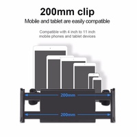 Support de tablette pour siège arrière de voiture, rotation à 360 degrés, support pour appuie-tête pour iPad, tablette, téléphone de 4 à 11 pouces, réglable, divertissement en voiture