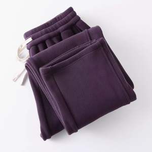 Tissu original 500g plus polaire épaissi grande taille lourd chaud sous-vêtement droit <span class=keywords><strong>femmes</strong></span> épais pantalon décontracté ample - Product Image 3