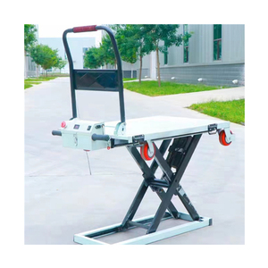 Self <strong>Loading</strong> Hand Push Manual Move Electric Hydraulic Lift Scissor Lift <strong>Platform</strong> - Product Image 4