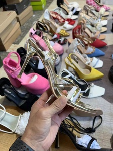 Phụ nữ cao gót giày sexy mở <span class=keywords><strong>Toe</strong></span> dây đeo gót hỗn hợp với dép của phụ nữ bán buôn móng vuốt hauts - Product Image 2