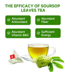 Chinapherds produk kesehatan, kantung teh daun Soursop Organik produk kesehatan kaya vitamin - Product Image 2