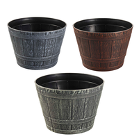 Pot à Bonsaï Personnalisé, Grand Pot de Fleurs d'Extérieur, Bac à Plantes en Plastique Recyclé pour Jardin