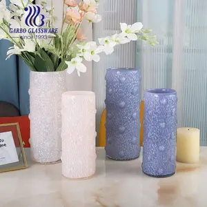 Tavolo decorazione della casa Spray colorato vaso di fiori sottile decorazioni per la casa vaso di vetro alto per centrotavola di nozze