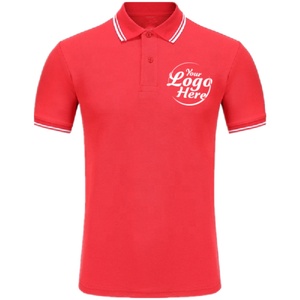T-shirt à manches courtes respirant et surdimensionné personnalisé pour hommes et femmes, avec col à revers, pour uniforme de groupe, publicité, culture américaine - Product Image 2
