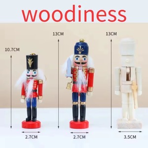 10/12/14cm <b>Nutcracker</b> Miniatures Pink Series <b>Nutcracker</b> Puppet <b>Ornaments</b> Desktop Decoration Cartoons Walnuts Soldiers Band Do - Product Image 4