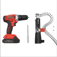 Pistolet agrafeur sans fil à batterie au lithium, puissant, pour béton, outils de travail du bois, pistolet à clous pour béton H08