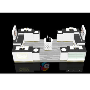 Elegant Cosmetic Kiosk <strong>Counter</strong> Perfume Cosmetic Kiosk Store <strong>Coton</strong> Shop OEM - Product Image 1