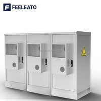 Baie de serveur verticale extérieure en métal de 19 pouces 18U-47U avec protection IP65/55, châssis d'armoire réseau en stock