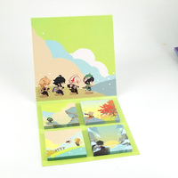 Reutilizable para hacer la lista Kawaii Anime Sticky Notes Transparente Forrado Impresión Logo logo