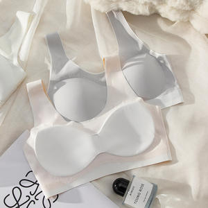 Sujetador <span class=keywords><strong>de</strong></span> verano para adolescente, chaleco <span class=keywords><strong>de</strong></span> ajuste roscado <span class=keywords><strong>de</strong></span> seda helada sin costuras, período <span class=keywords><strong>de</strong></span> desarrollo <span class=keywords><strong>de</strong></span> escuela secundaria, copa <span class=keywords><strong>de</strong></span> estudiante femenina sin cables - Product Image 2