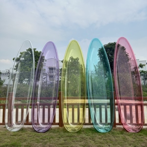 Kayak transparent WOLANG 3,36 m en PC violet pour <span class=keywords><strong>2</strong></span>-3 personnes, canoë coloré en cristal pour la pêche, vente en gros pour <span class=keywords><strong>les</strong></span> centres de villégiature - Product Image 6