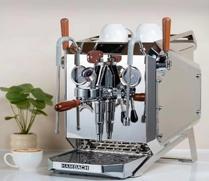 Macchina per <span class=keywords><strong>Caffè</strong></span> Espresso Semi-Automatica in Acciaio Inox, 9 Bar di Pressione, per Uso Domestico e Commerciale, Display Touch Screen - Product Image 1