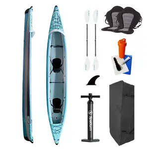 Yêu thích 2024 Hot Bán Durable Inflatable Kayak nhà máy một người New câu cá Kayak thuyền cho thể thao dưới nước