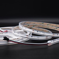 Bande LED COB adressable DC24V 784 LED/m WS2814 RGBW Pixel IP67 Tube en silicone étanche Bande lumineuse COB pour extérieur