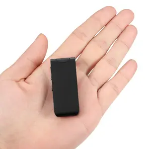 Perekam Mini dengan klip dan pemutar MP3, pemutar MP3 FM portabel magnetis dengan aktivasi suara