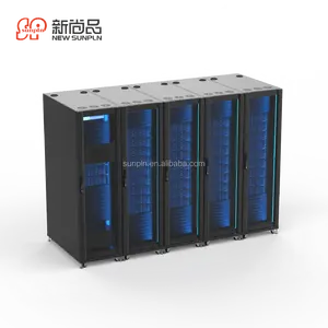 Ningbo China Factory Personnalise 19 pouces IDC Data Center 42u 47u 24u Serveur de porte en verre Armoire réseau intégrée intelligente