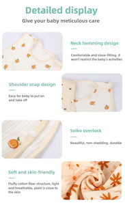 Sac de couchage pour bébé d'été léger <span class=keywords><strong>sans</strong></span> <span class=keywords><strong>pied</strong></span> en vente en gros sac de couchage <span class=keywords><strong>sans</strong></span> manches en mousseline 100% coton sac de couchage pour bébé - Product Image 6