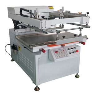 Semi-Automatic High-Speed Oblique Arm Silk Screen Press Vacuum <b>Table</b> Multicolor New Condition Motor Driving Label Printer Farm - Product Image 1