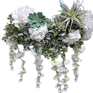 New Bạc Bạch Đàn Lá Vòng Hoa Trang Trí Nội Thất Nhựa Bền Nhân Tạo Màu Xanh Lá Cây Mô Phỏng Cây Nho Với Cây bụi Và Cỏ - Product Image 4