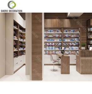 ตู้โชว์เครื่องสำอางแบบโมเดิร์น พร้อมไฟ LED สำหรับร้านค้าปลีกและร้านเครื่องสำอาง - Product Image 1