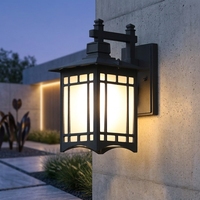 Lampe murale LED extérieure Duoshang, IP65 étanche, lumière blanc chaud 3500K, CRI 80, AC 85-265V, garantie 3 ans, utilisation en jardin
