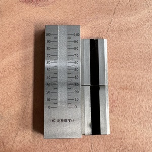 Double Groove Scraper Fineness <strong>Meter</strong> Grind <strong>Gauge</strong> Grindometer - Product Image 2