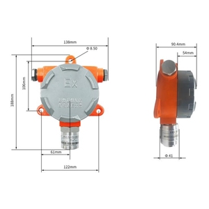 石油・ガスパイプライン用のHILONG MON-PL-JXBS-4001-<span class=keywords><strong>H2S</strong></span>防爆硫化水素 (<span class=keywords><strong>H2S</strong></span>) センサーExd IIC T6 - Product Image 2