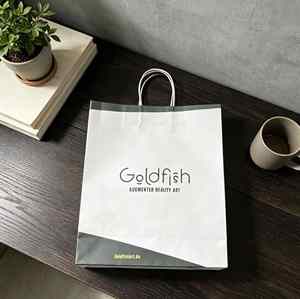 ถุงกระดาษคราฟท์สำหรับช้อปปิ้ง บรรจุภัณฑ์เสื้อผ้า ถุงกระดาษคราฟท์สีน้ำตาลสำหรับใส่ของขวัญ พร้อมโลโก้ของคุณเอง - Product Image 5